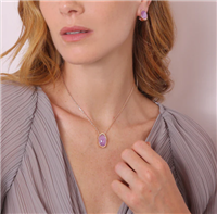 Collana Bronzallure Donna Collana in Lega metallica Pietre dure WSBZ02149AML - WSBZ02149AML